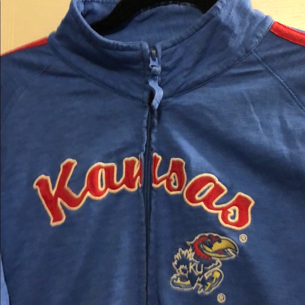 KU Fill Zip Sweatshirt